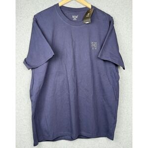 MYM Modern Tee Short Sleeve Crew Neck Logo Navy Blue XXL Mens